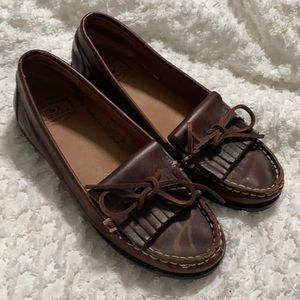 Lucky Brand Leather Loafers Vintage Size 8 Tassels